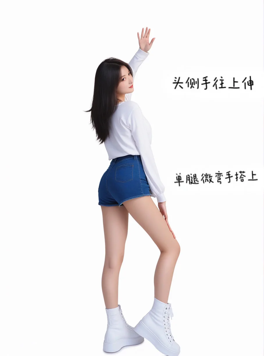 在家也能拍的9组美式辣妹姿势?