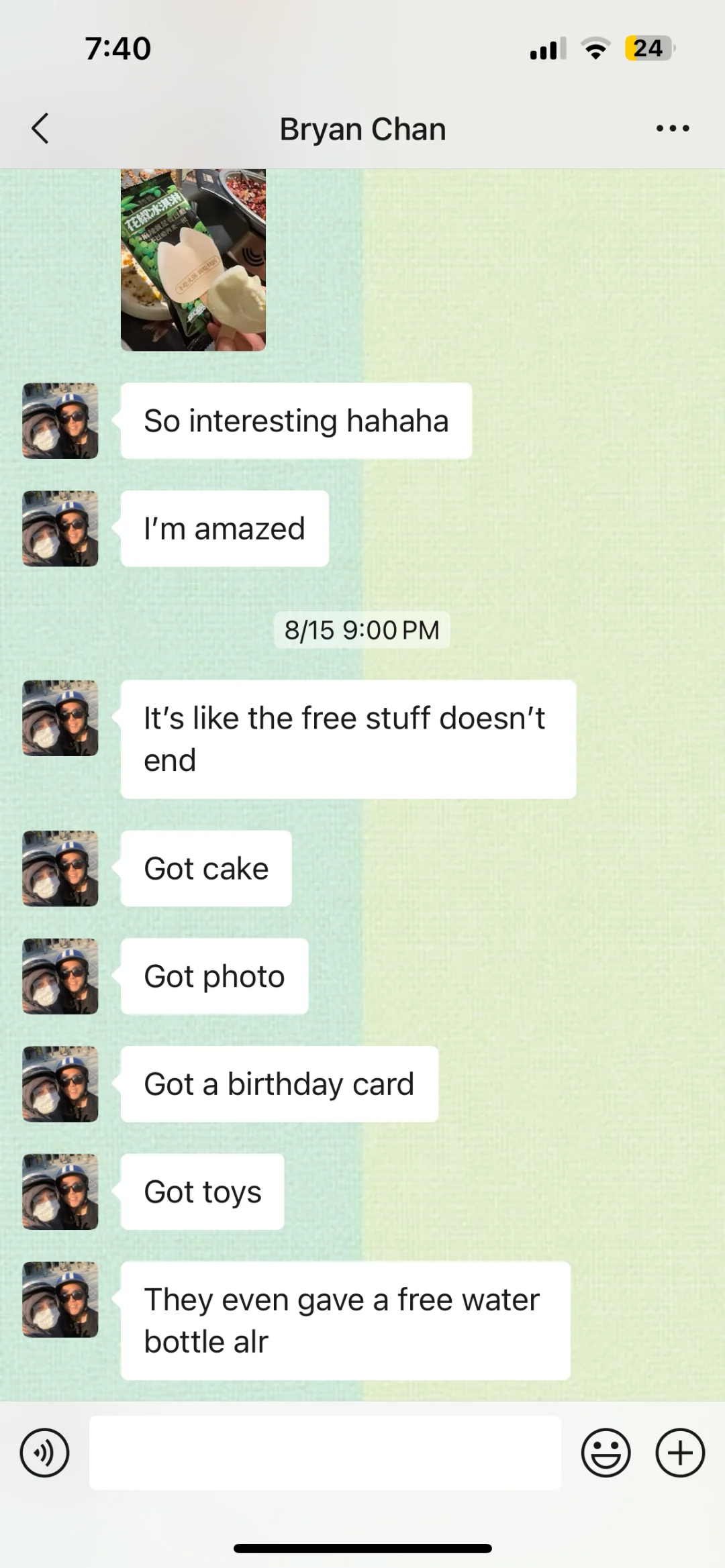 新加坡同事第一次去中国旅游