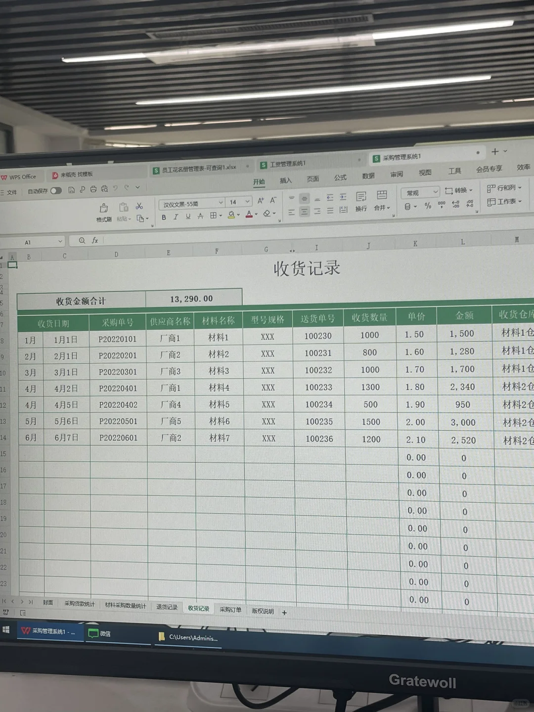 社区采购管理系统，直观展示各项采购项目