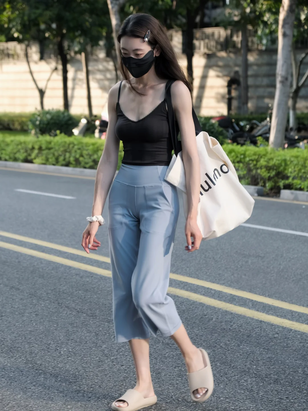 lululemon 23寸瑜伽裤 168cm穿是灾难吗？