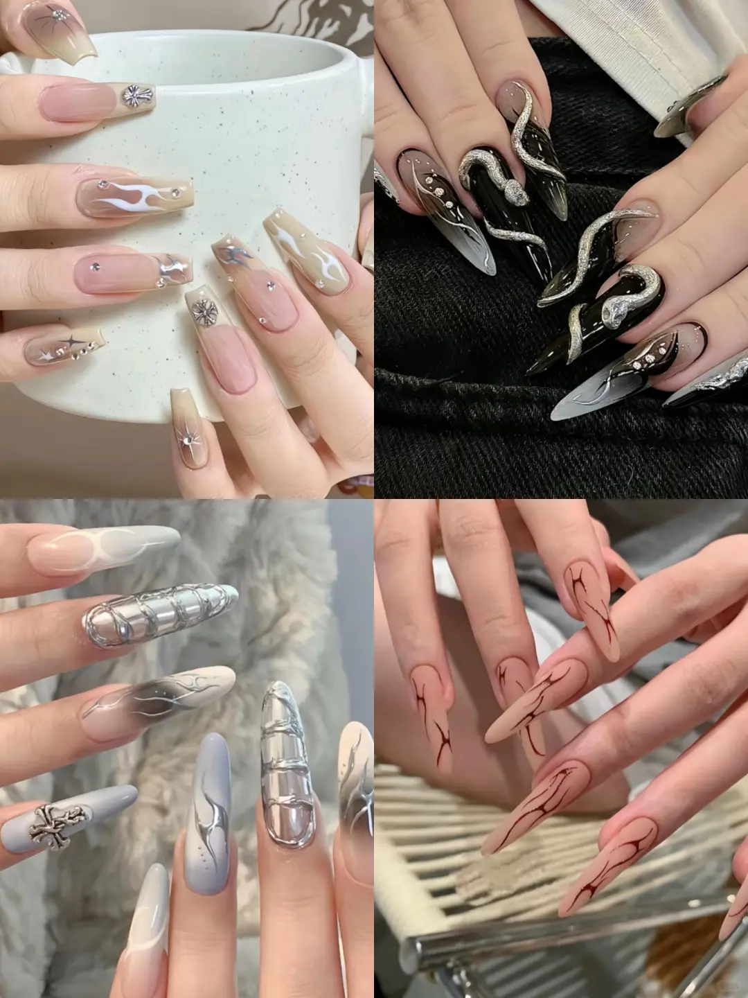 个性小众甜酷辣妹美甲！泰裤辣！