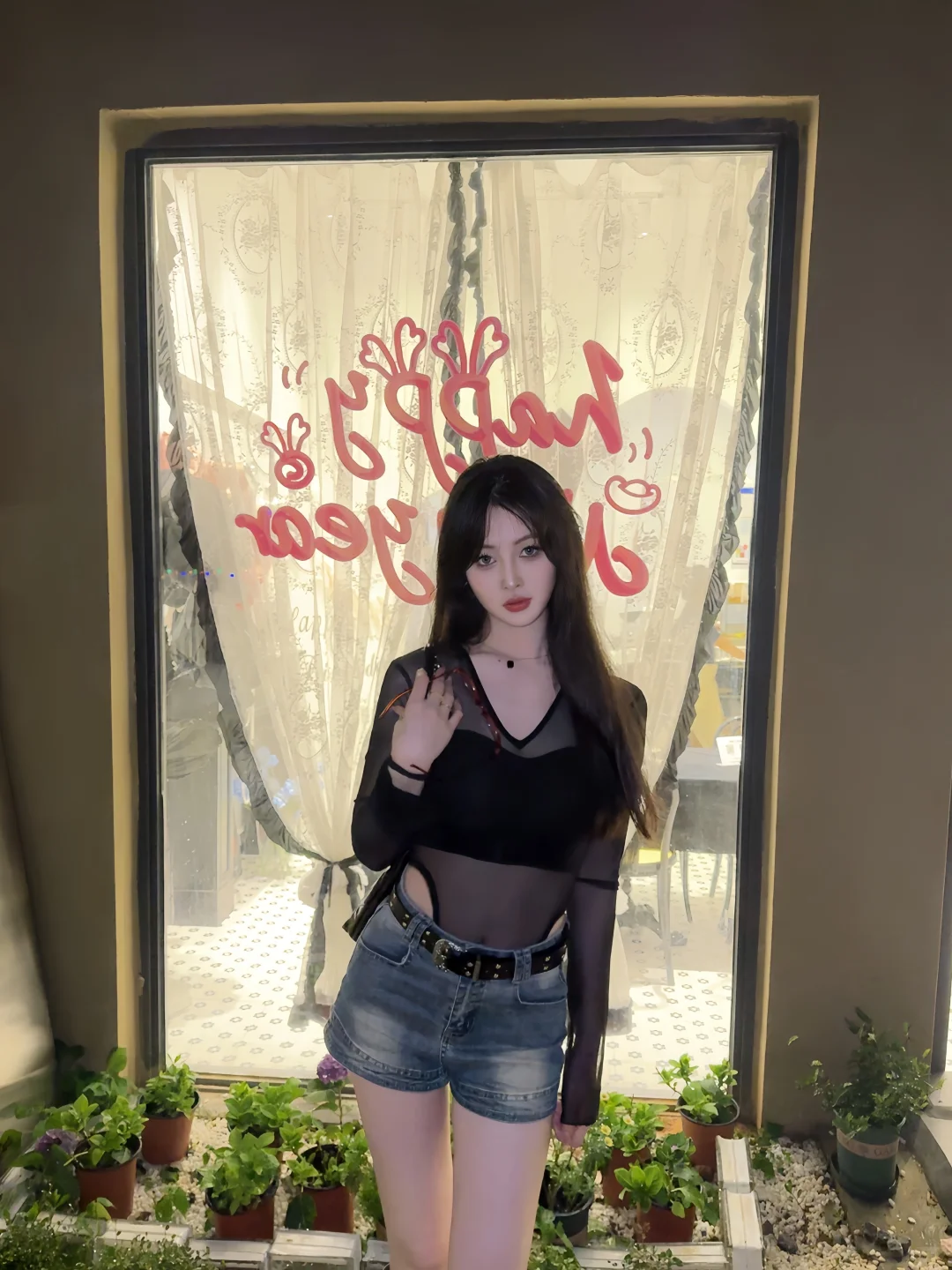 黑丝上衣也太辣了吧???