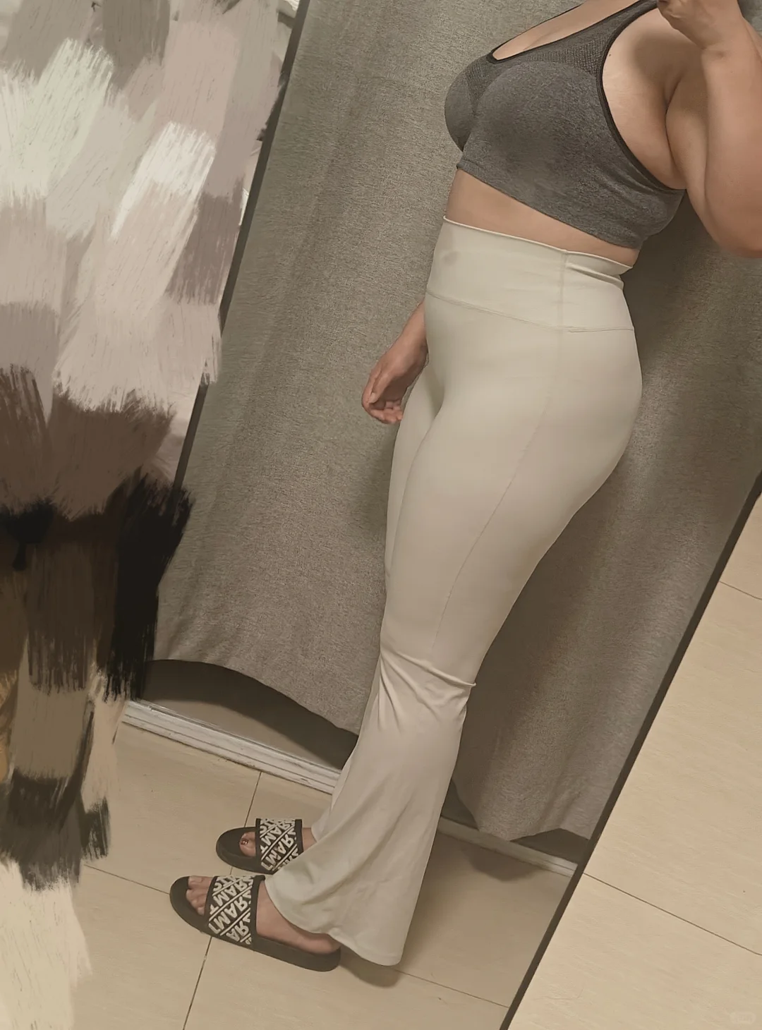 190斤大码女孩的白色显瘦神裤！第二弹！