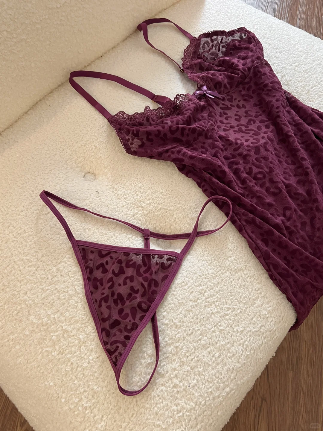 好喜欢我的紫色睡衣～