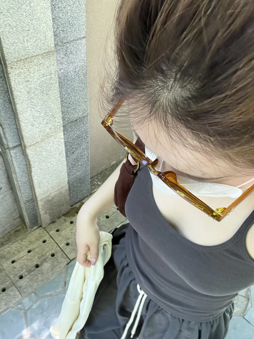 166/57、暴热南京，nobra吊带休闲穿搭