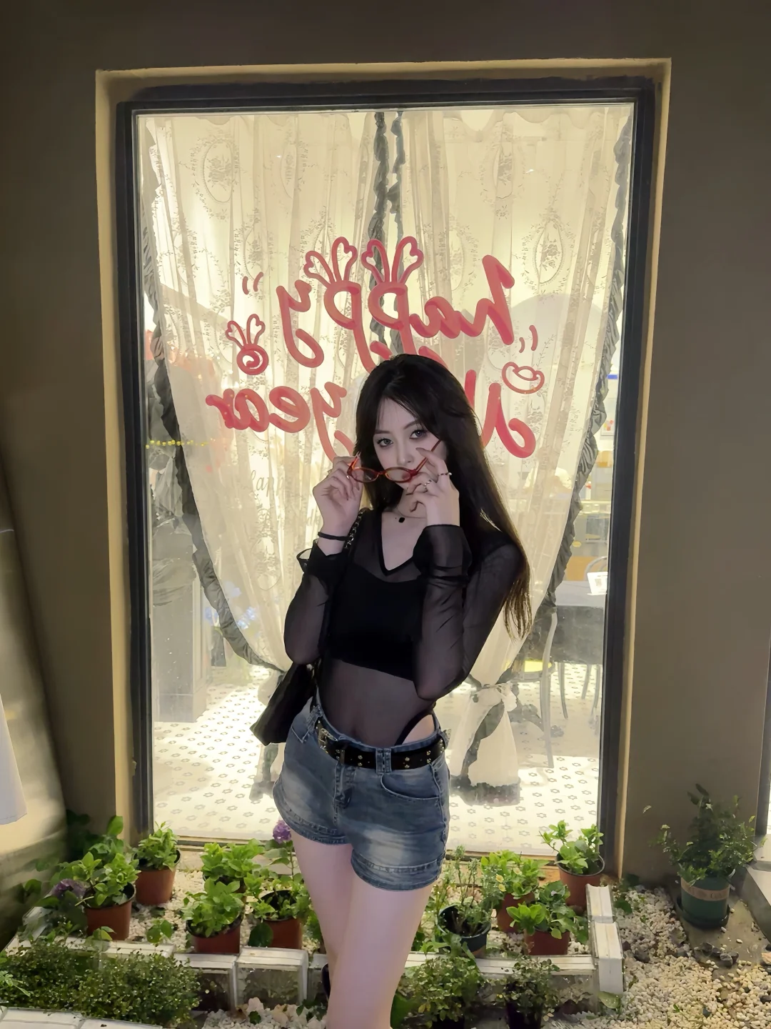 黑丝上衣也太辣了吧???