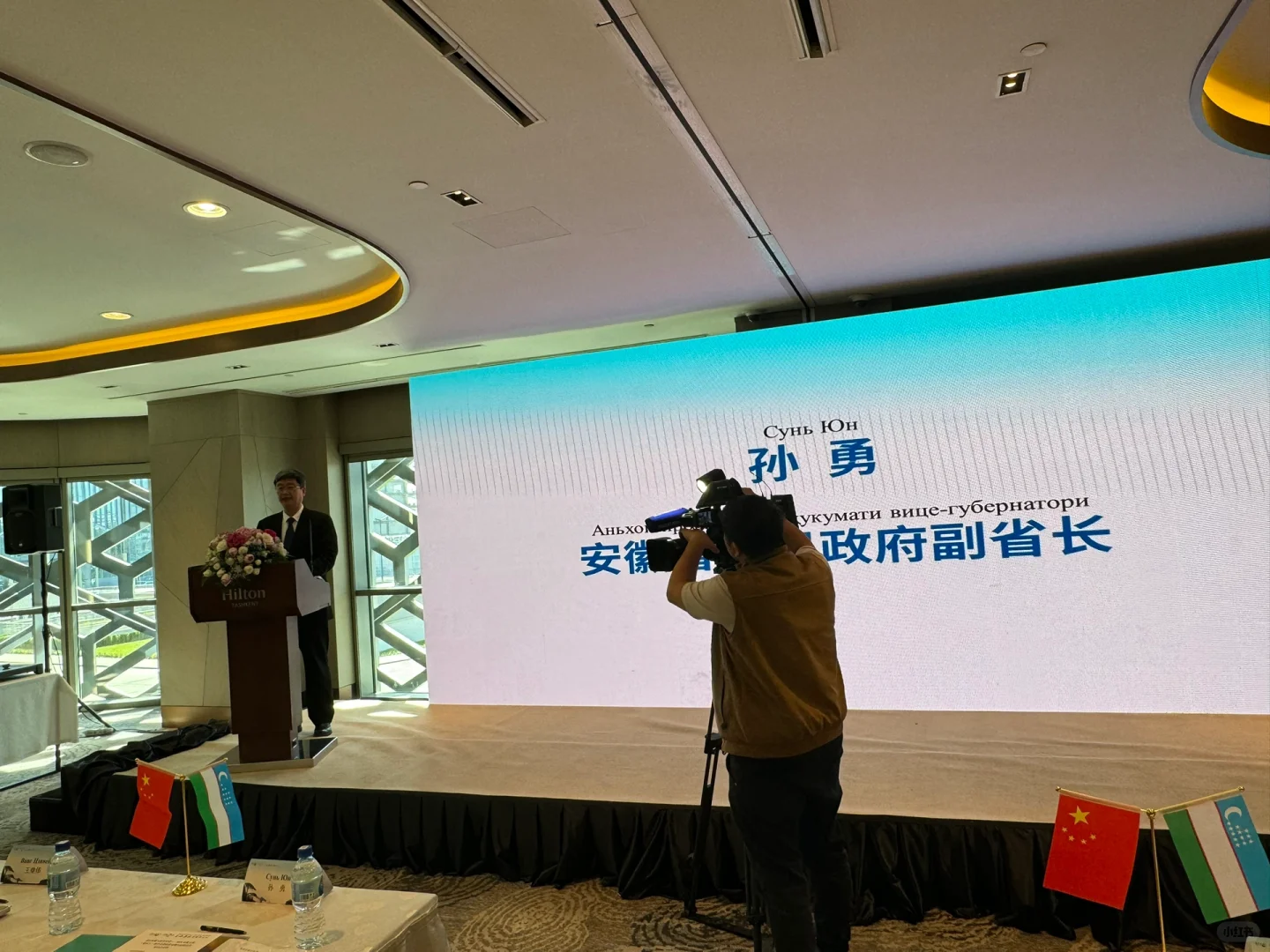 安徽省副省长孙书记和使馆王参赞