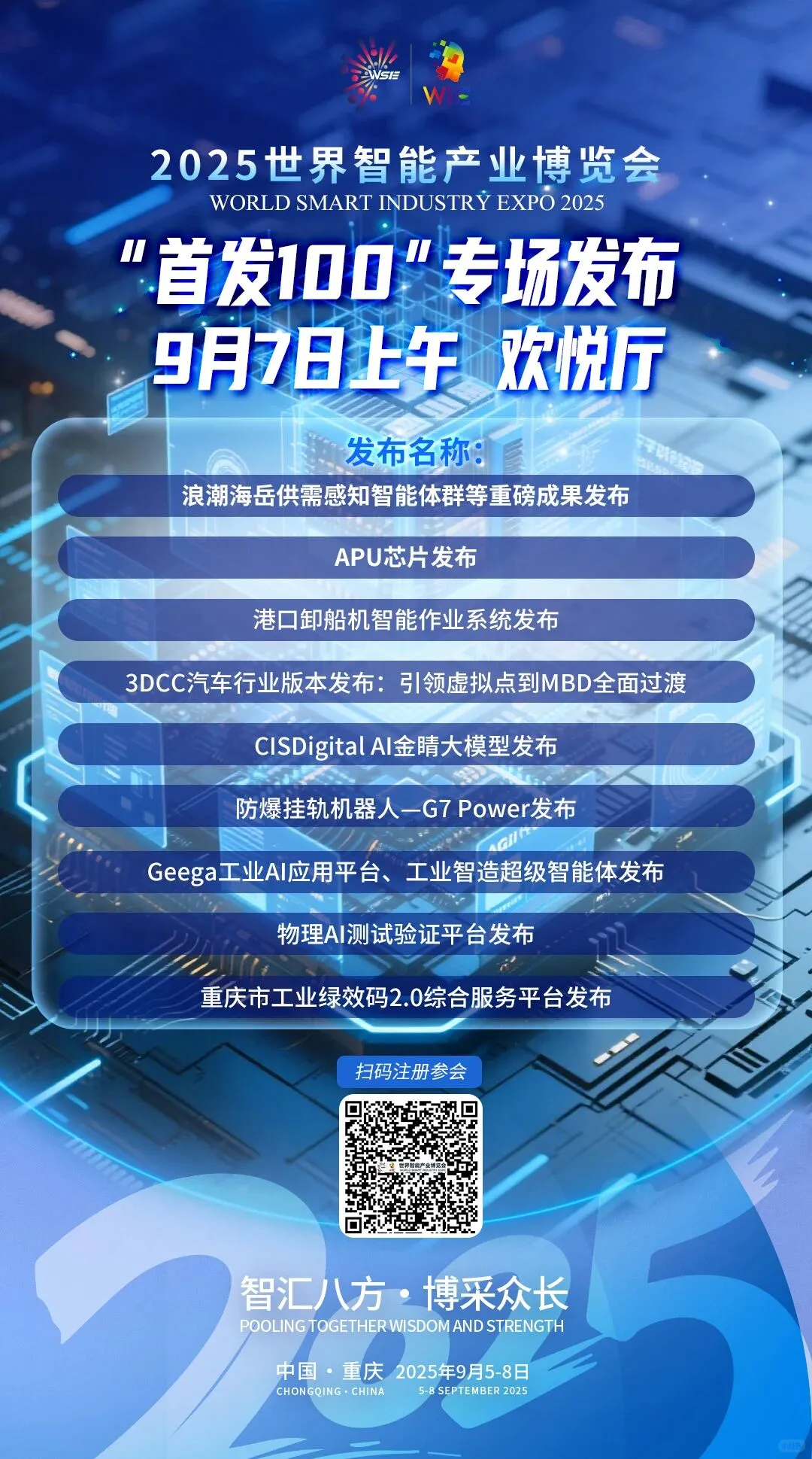 世界智能产业博览会今日正式开幕