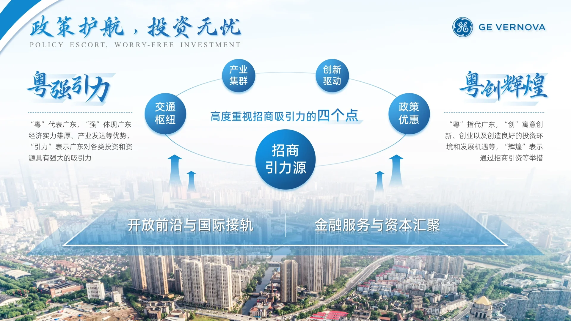 ✨大气蓝色招商PPT定制案例