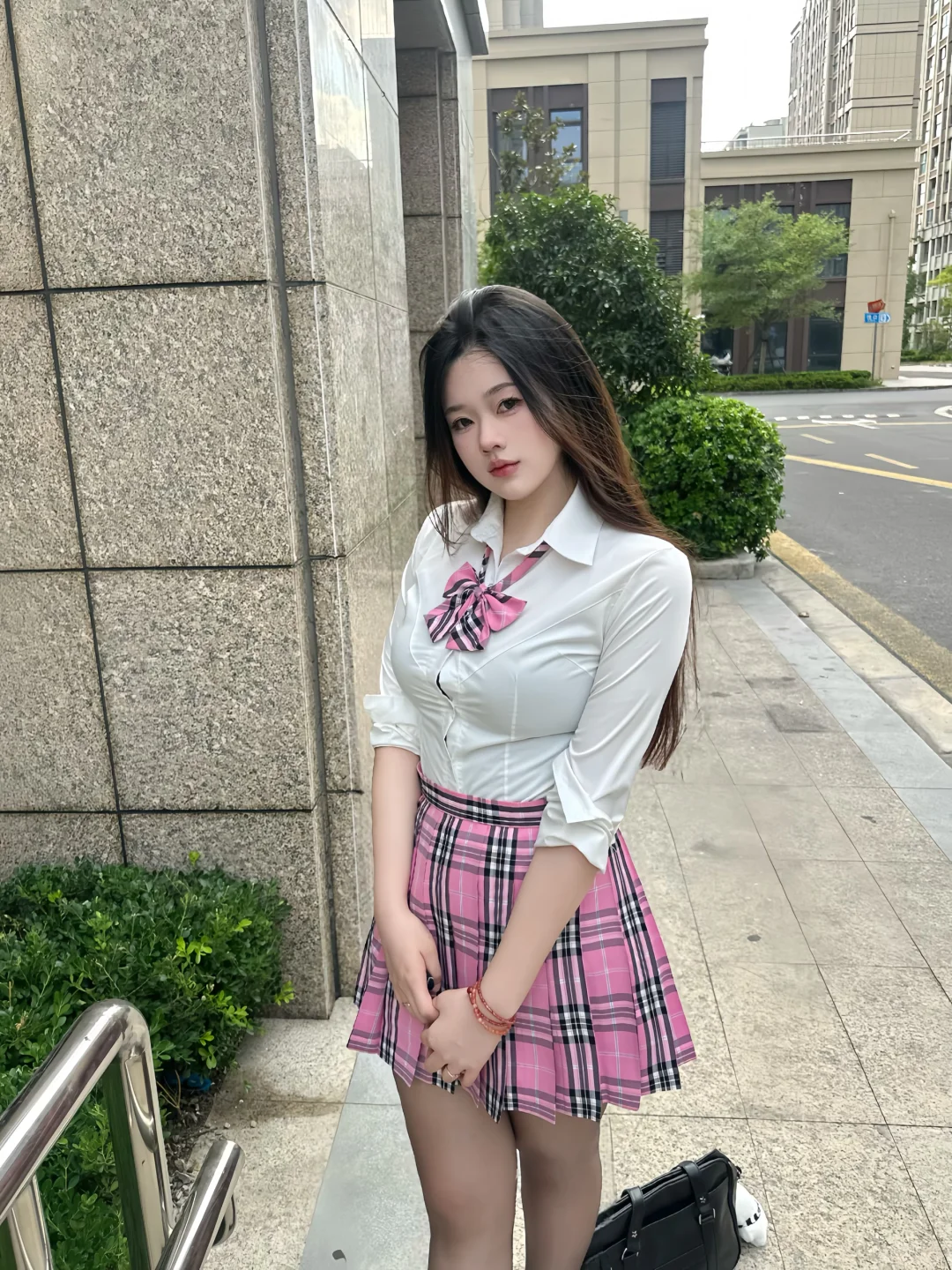 也没人告诉我粗腿 穿JK这么好看啊！？