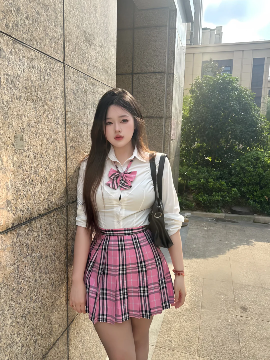 也没人告诉我粗腿 穿JK这么好看啊！？