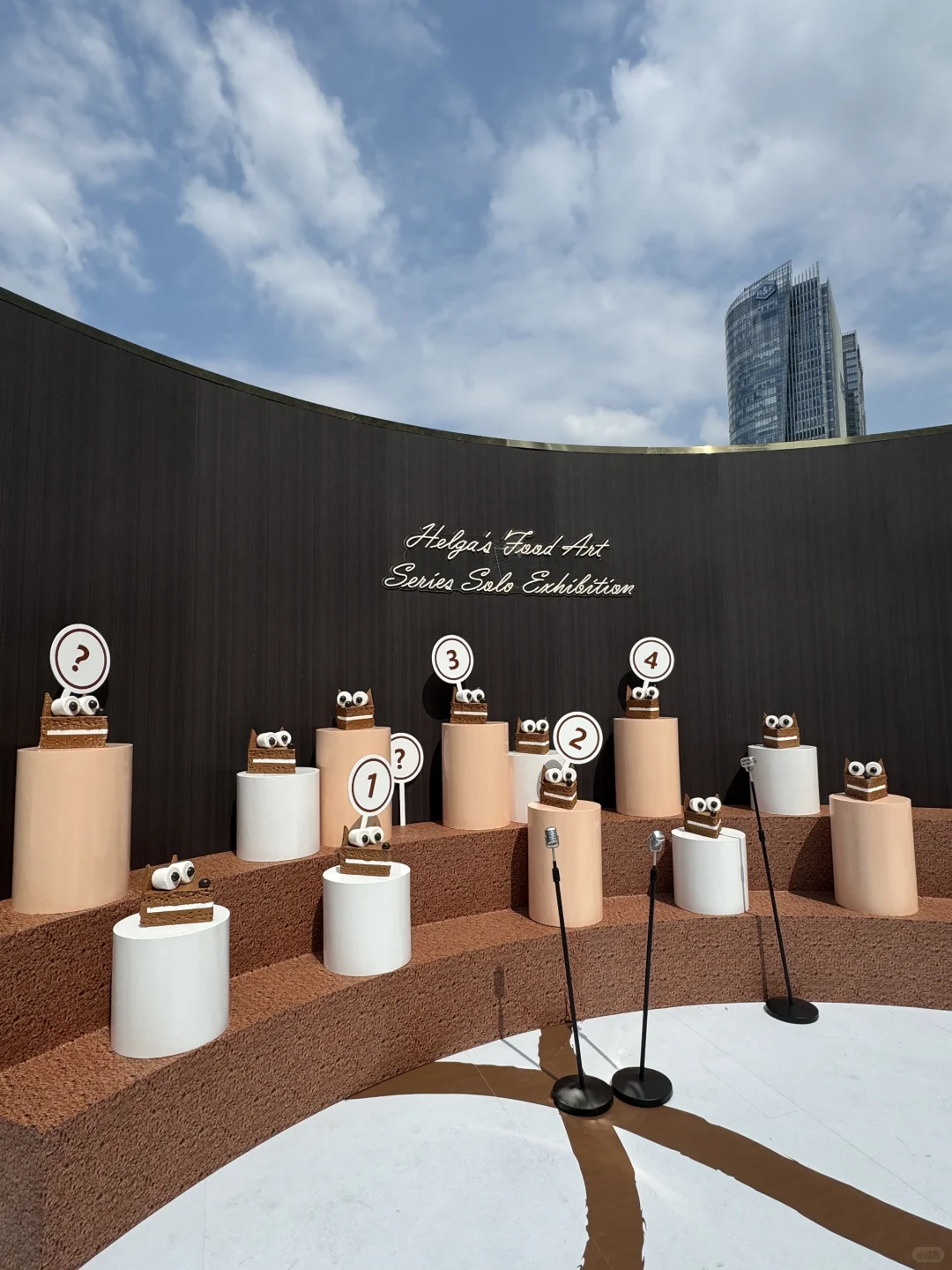 食事的创意艺术展终于开幕…