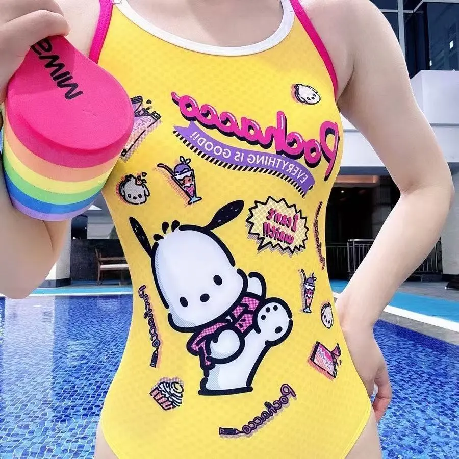 黄色小闪电⚡️可爱又显眼的帕恰狗泳衣?