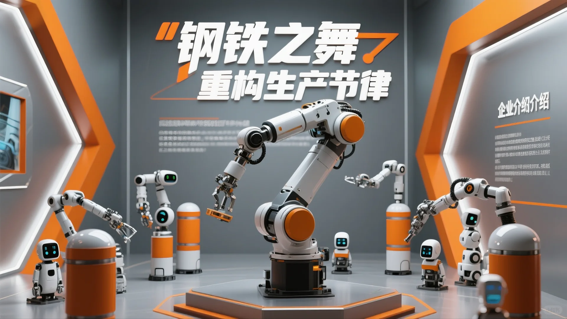 原创展厅设计案例｜工业机器人科技企业展厅