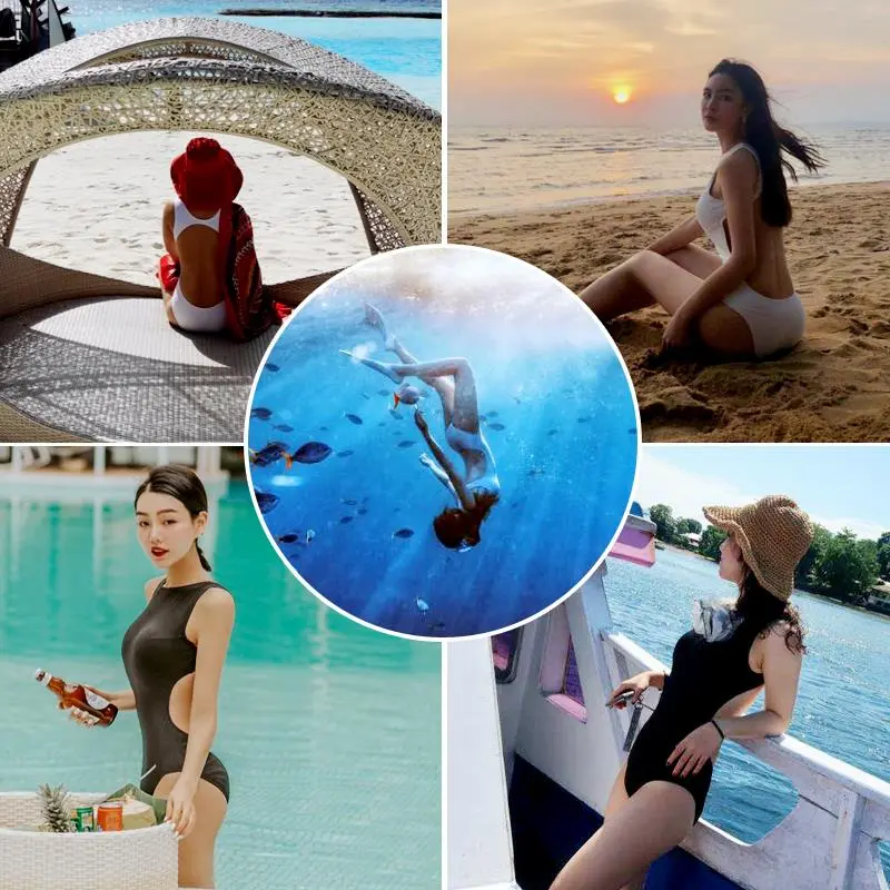 ?小胸也能穿出自信！泳衣分享