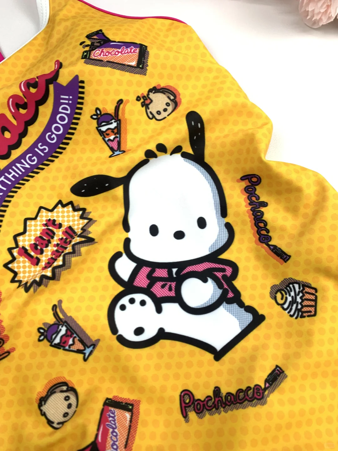 黄色小闪电⚡️可爱又显眼的帕恰狗泳衣?