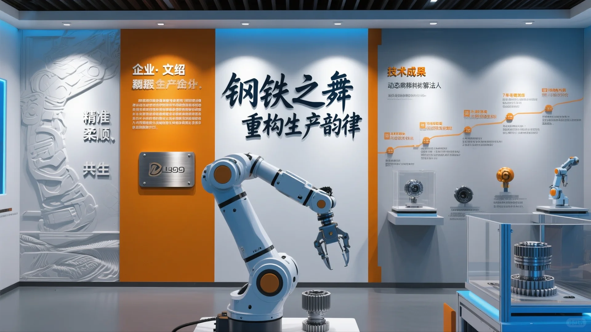 原创展厅设计案例｜工业机器人科技企业展厅
