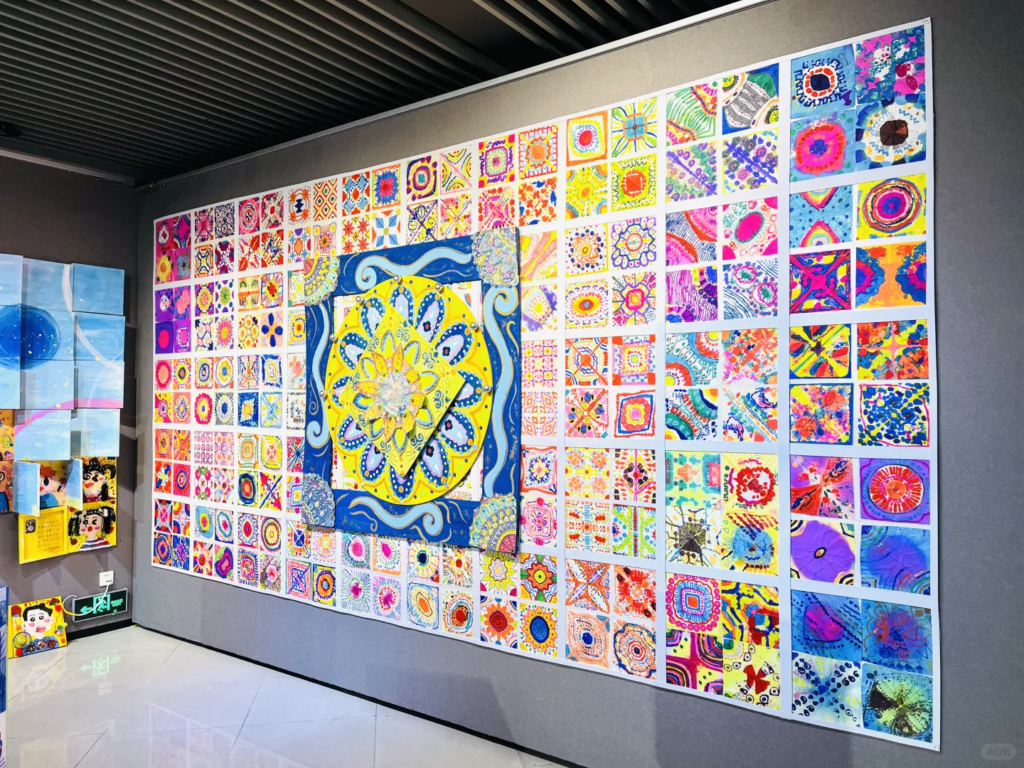 儿童美术展的展览方式太丰富了