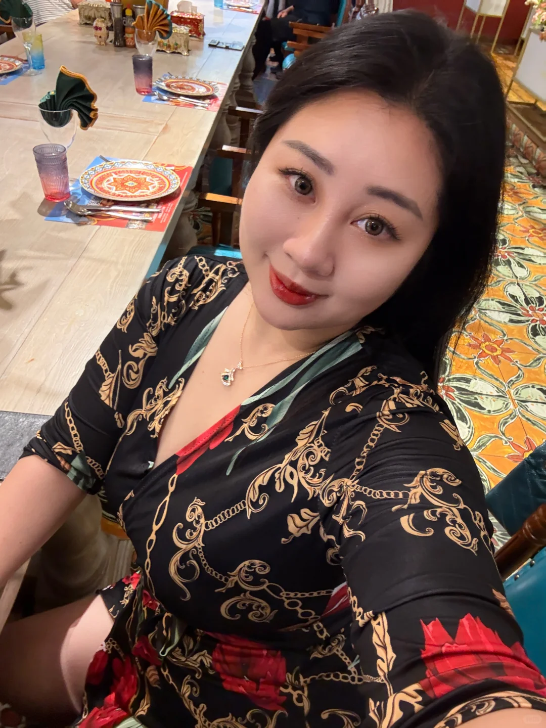 适合大花的女人～
