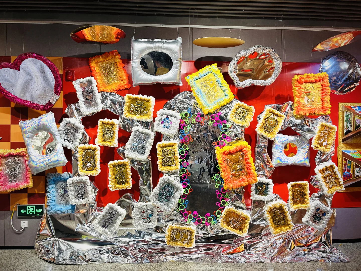 儿童美术展的展览方式太丰富了