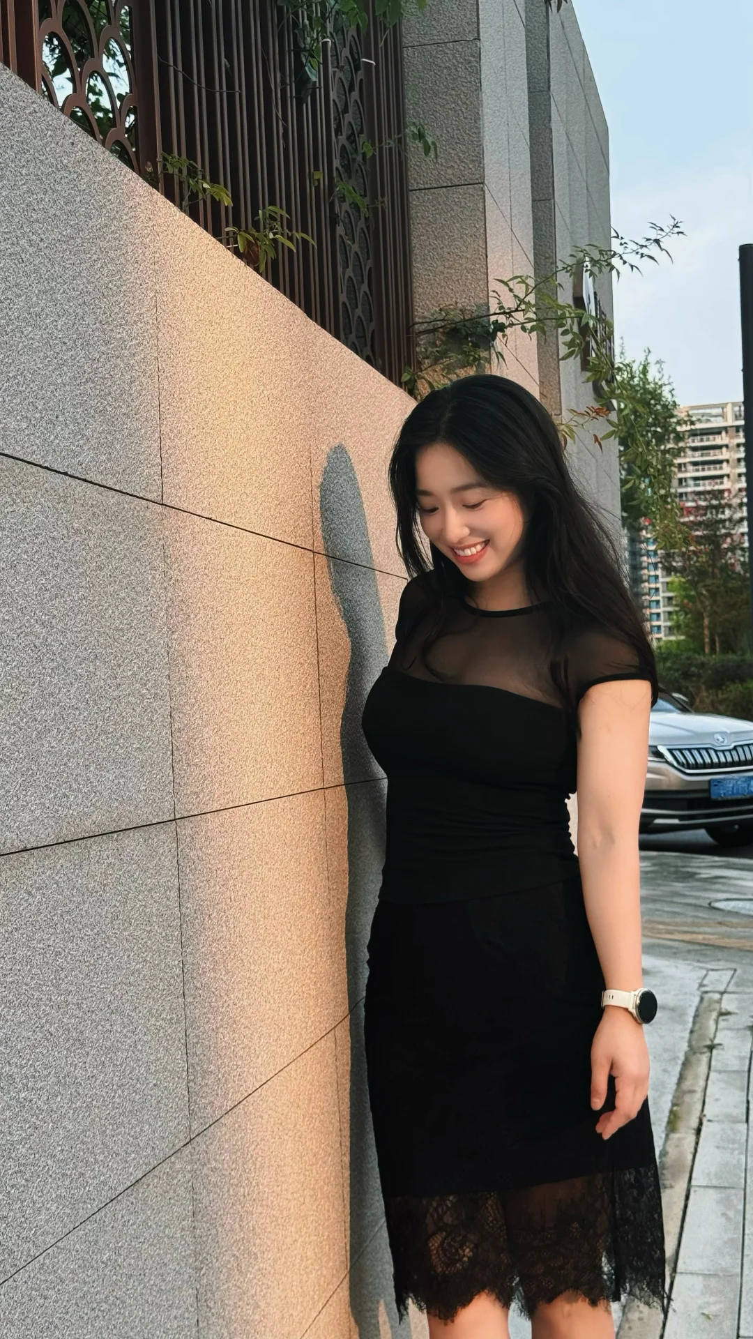 光影下的美好瞬间