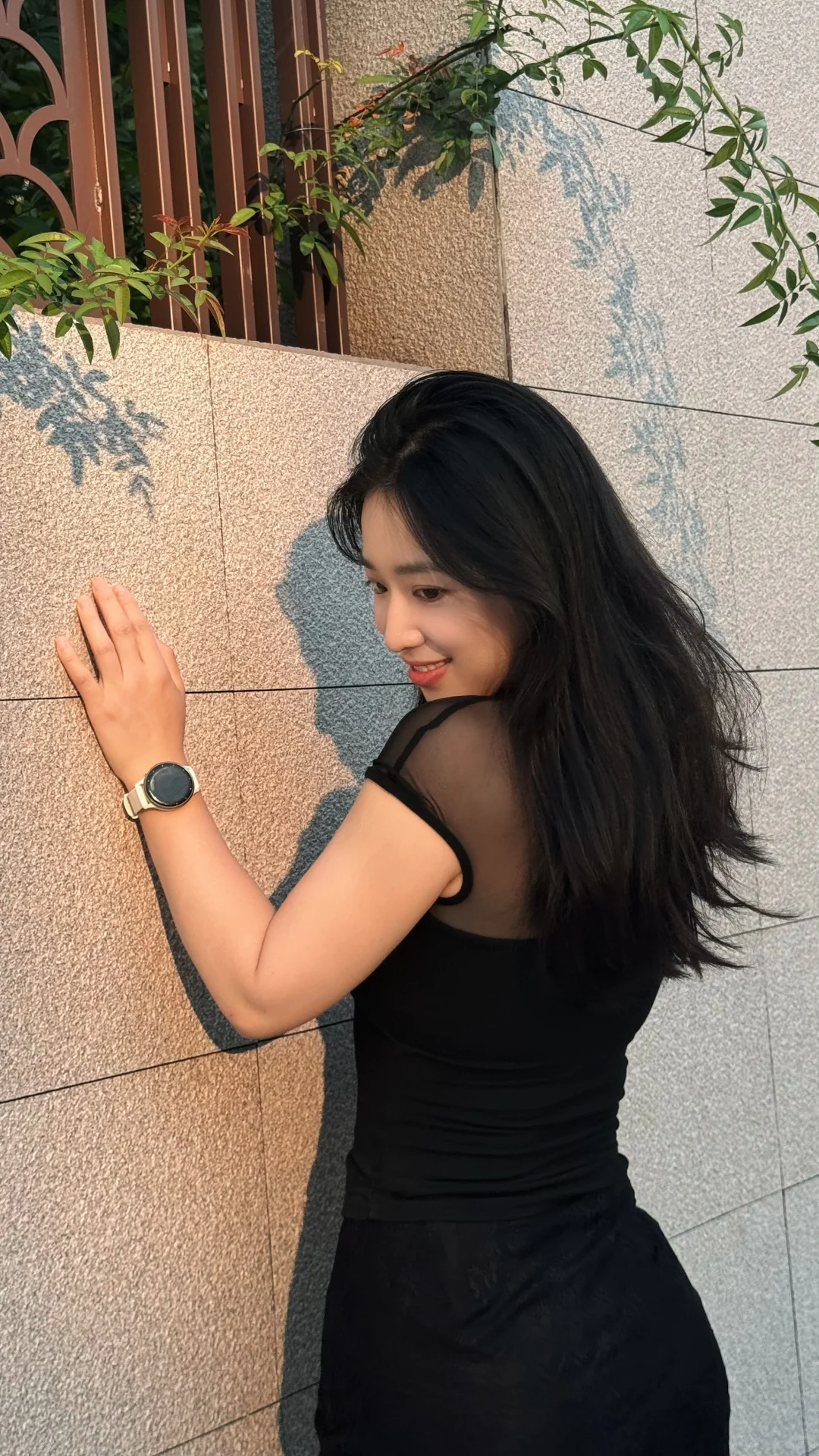 光影下的美好瞬间