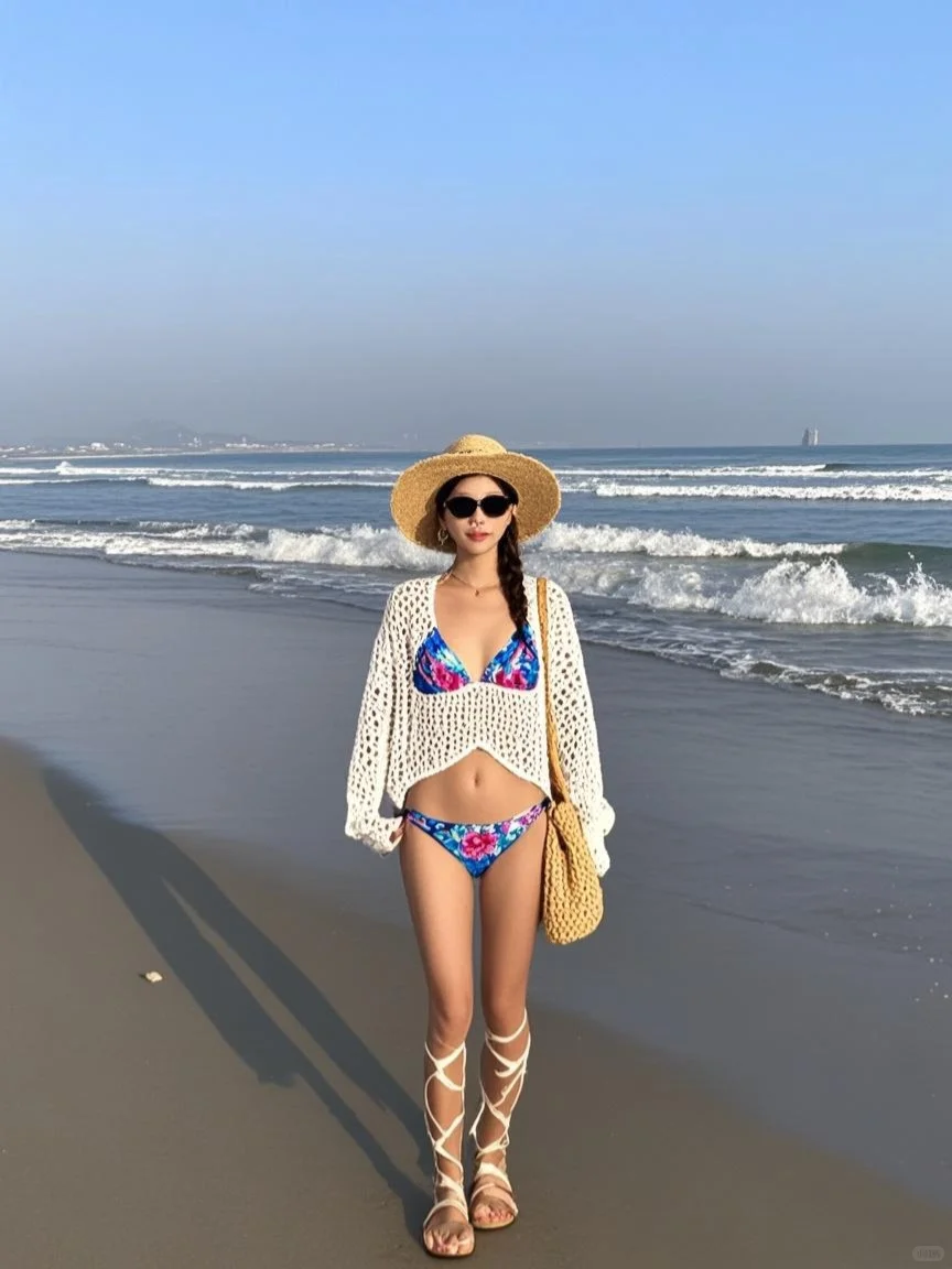 海边穿搭OOTD，尽情享受美好叭