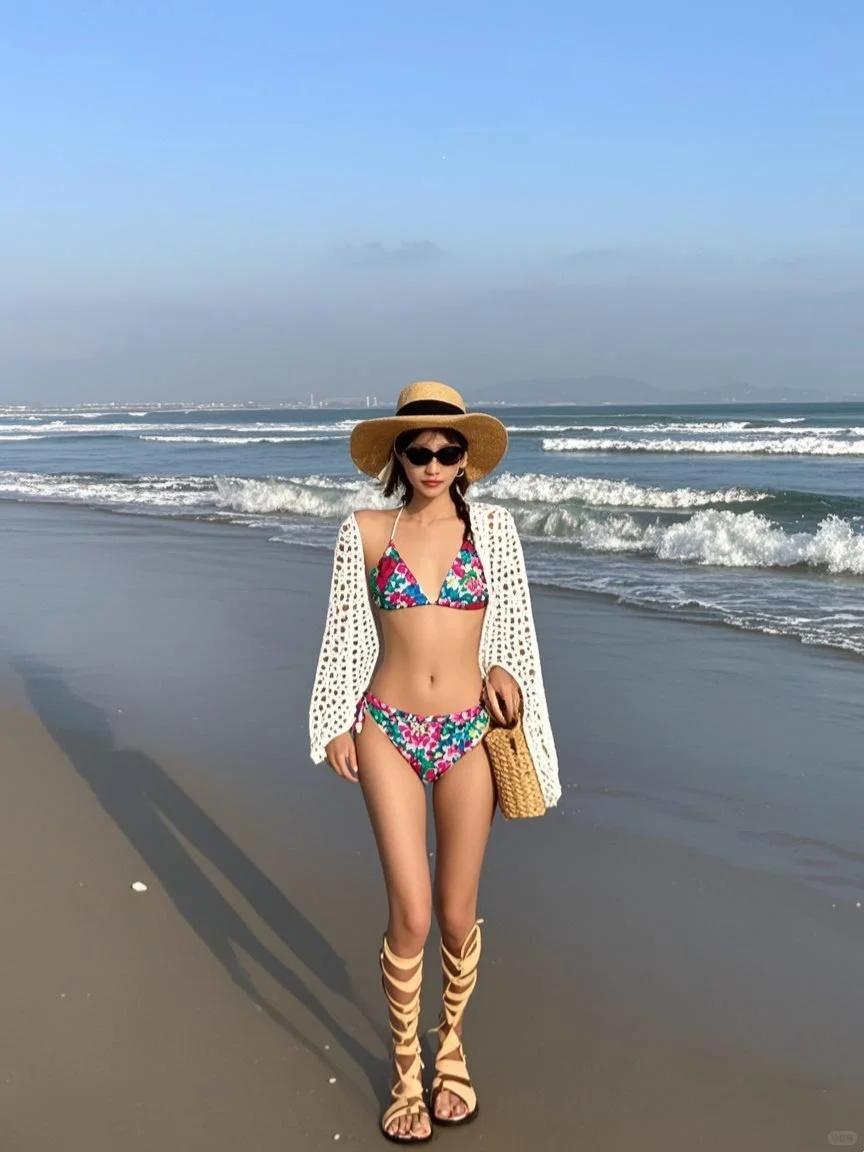 海边穿搭OOTD，尽情享受美好叭