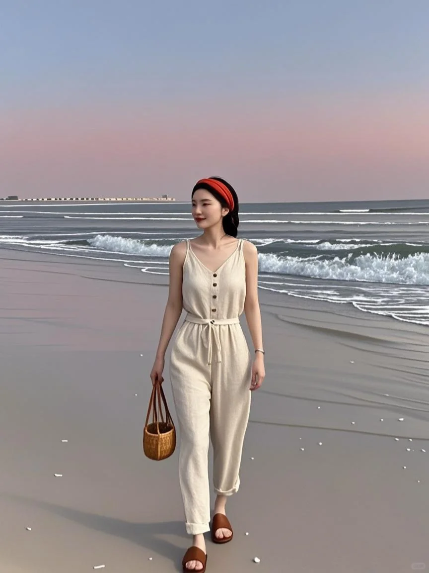 海边穿搭OOTD，尽情享受美好叭