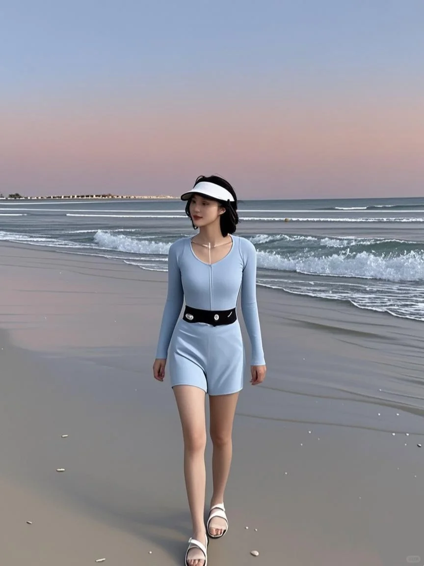 海边穿搭OOTD，尽情享受美好叭