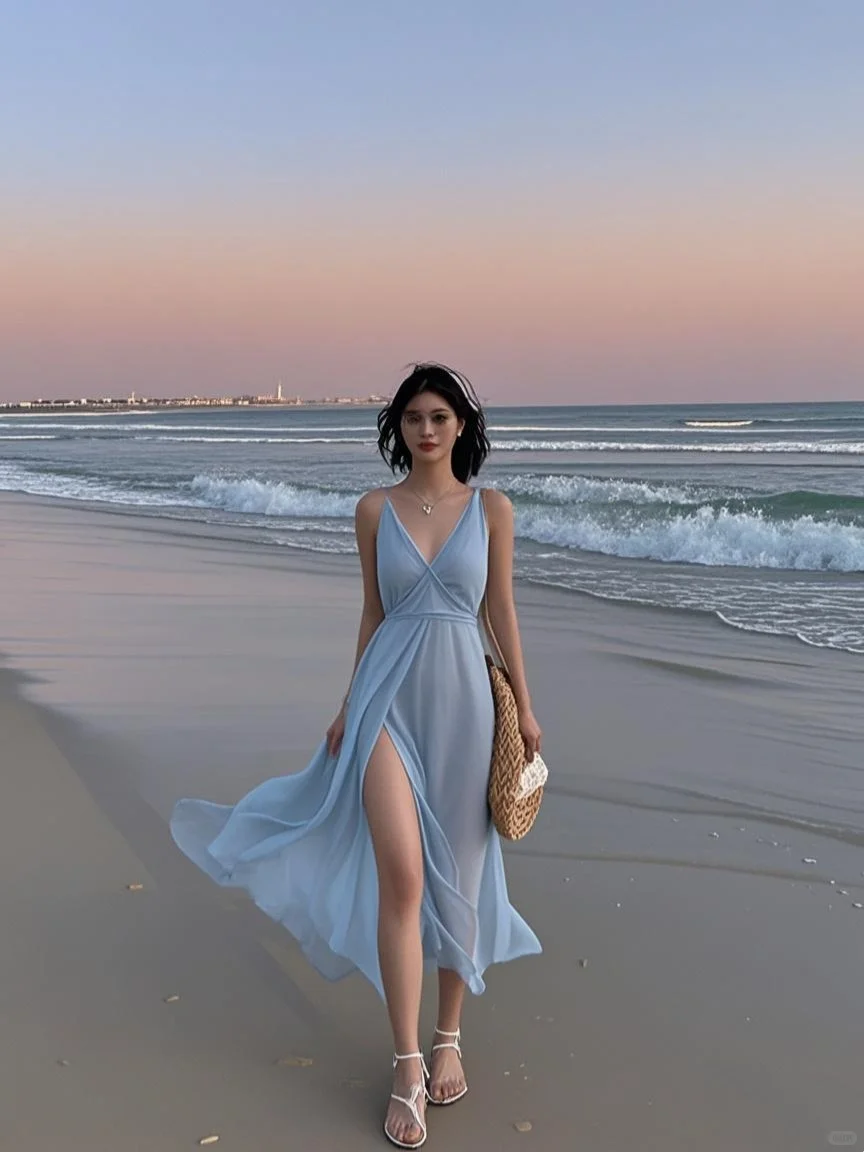 海边穿搭OOTD，尽情享受美好叭