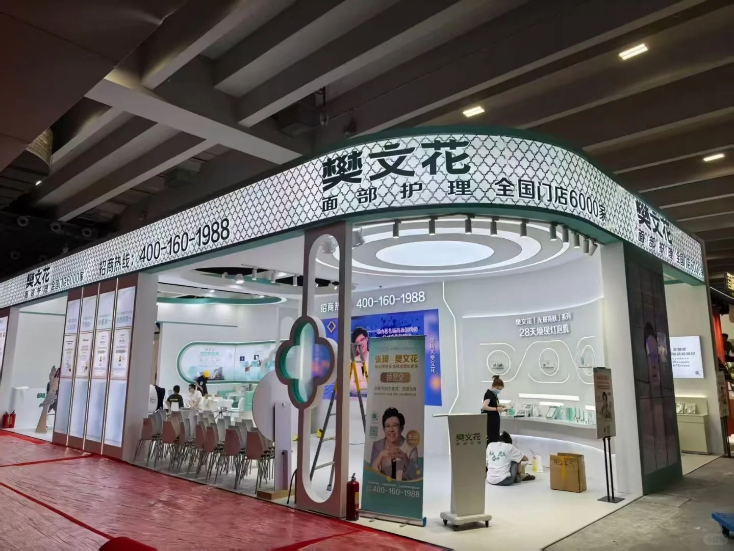 这次展会真的太棒了～～～广州美博会布展现场