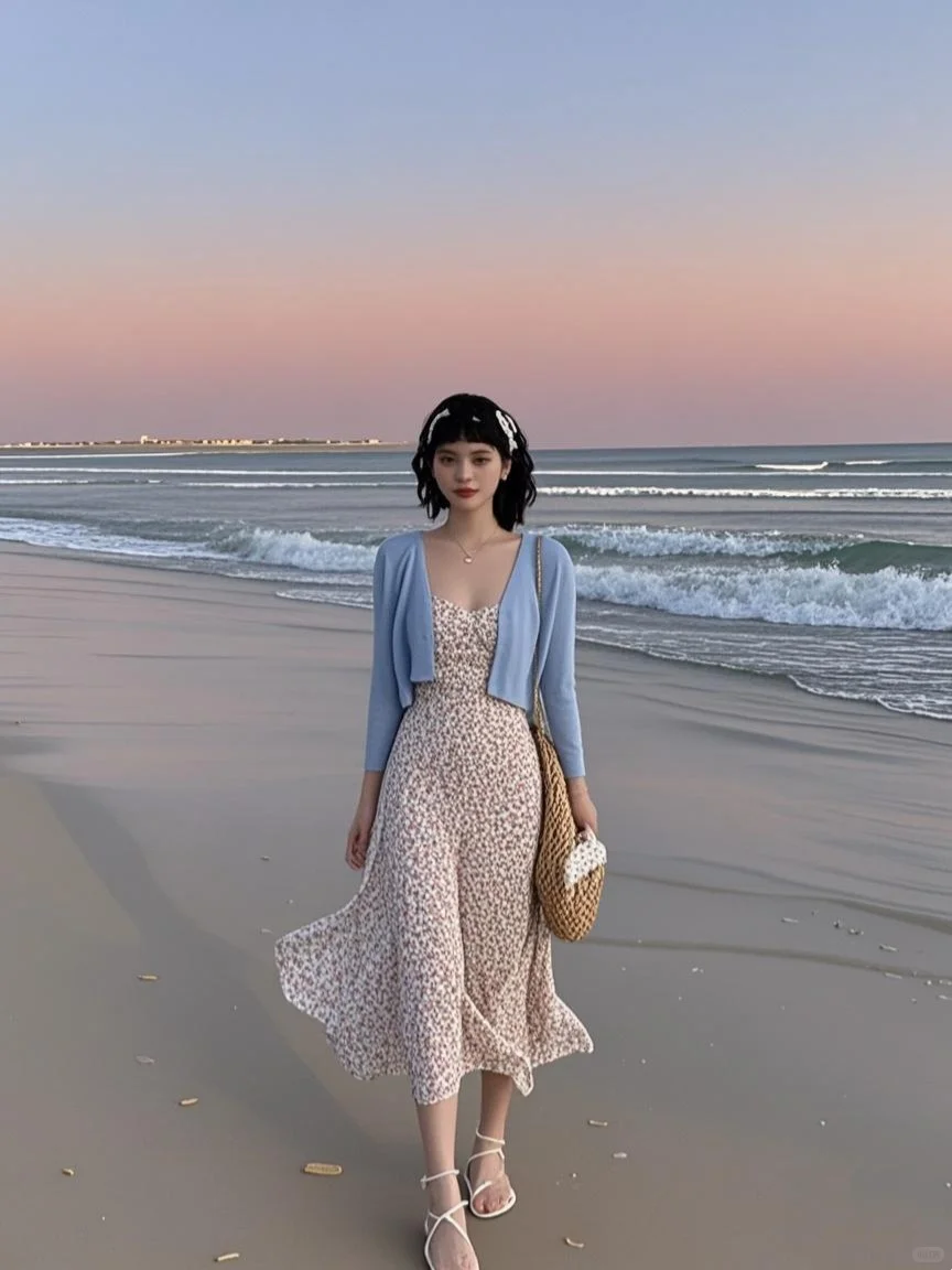 海边穿搭OOTD，尽情享受美好叭