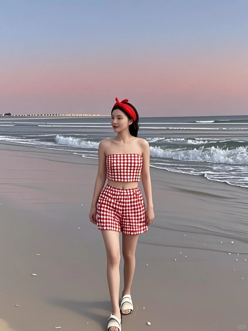 海边穿搭OOTD，尽情享受美好叭