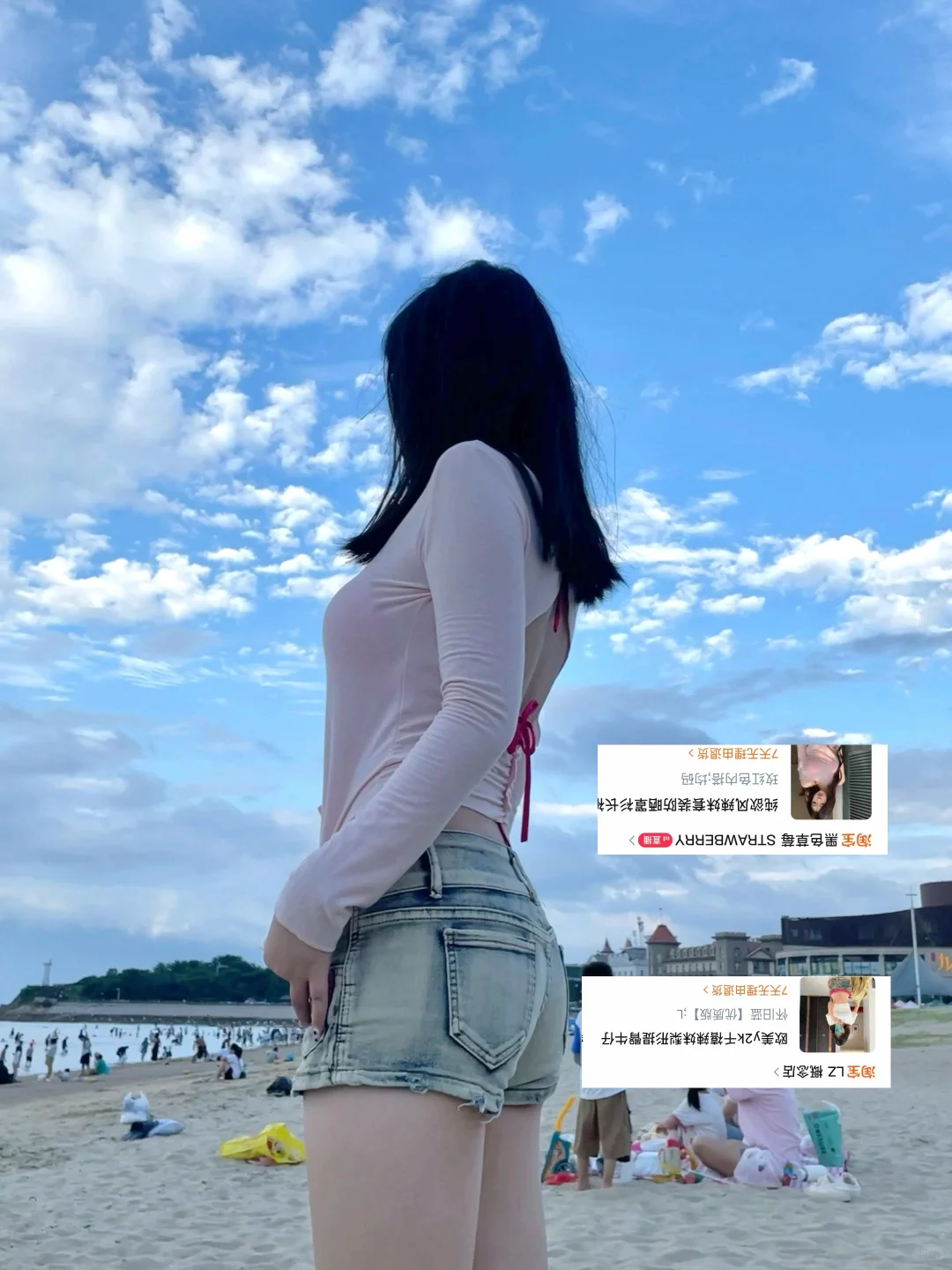 九套苹果型女孩的平价海边穿搭