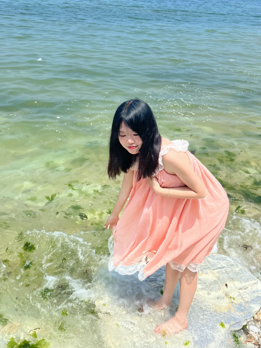 九套苹果型女孩的平价海边穿搭