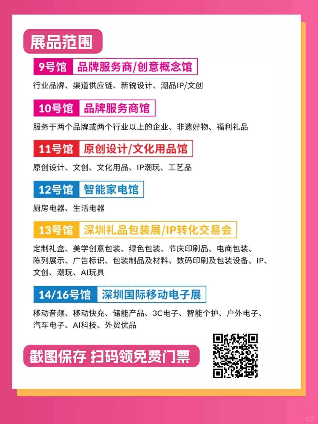 深圳礼品展免费门票+展馆分布+参展须知