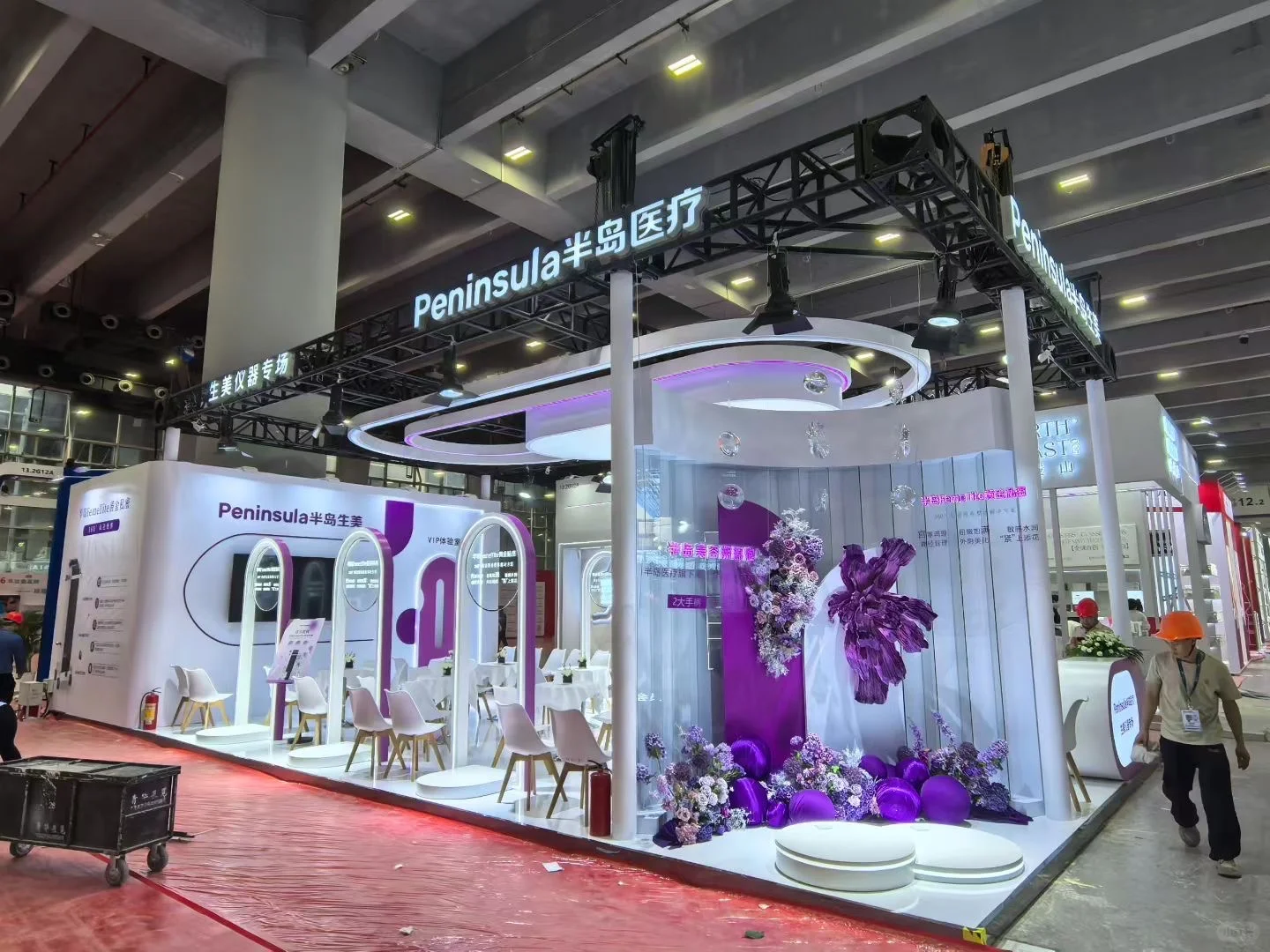 这次展会真的太棒了～～～广州美博会布展现场