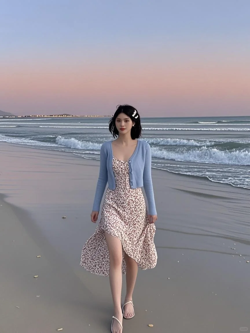 海边穿搭OOTD，尽情享受美好叭