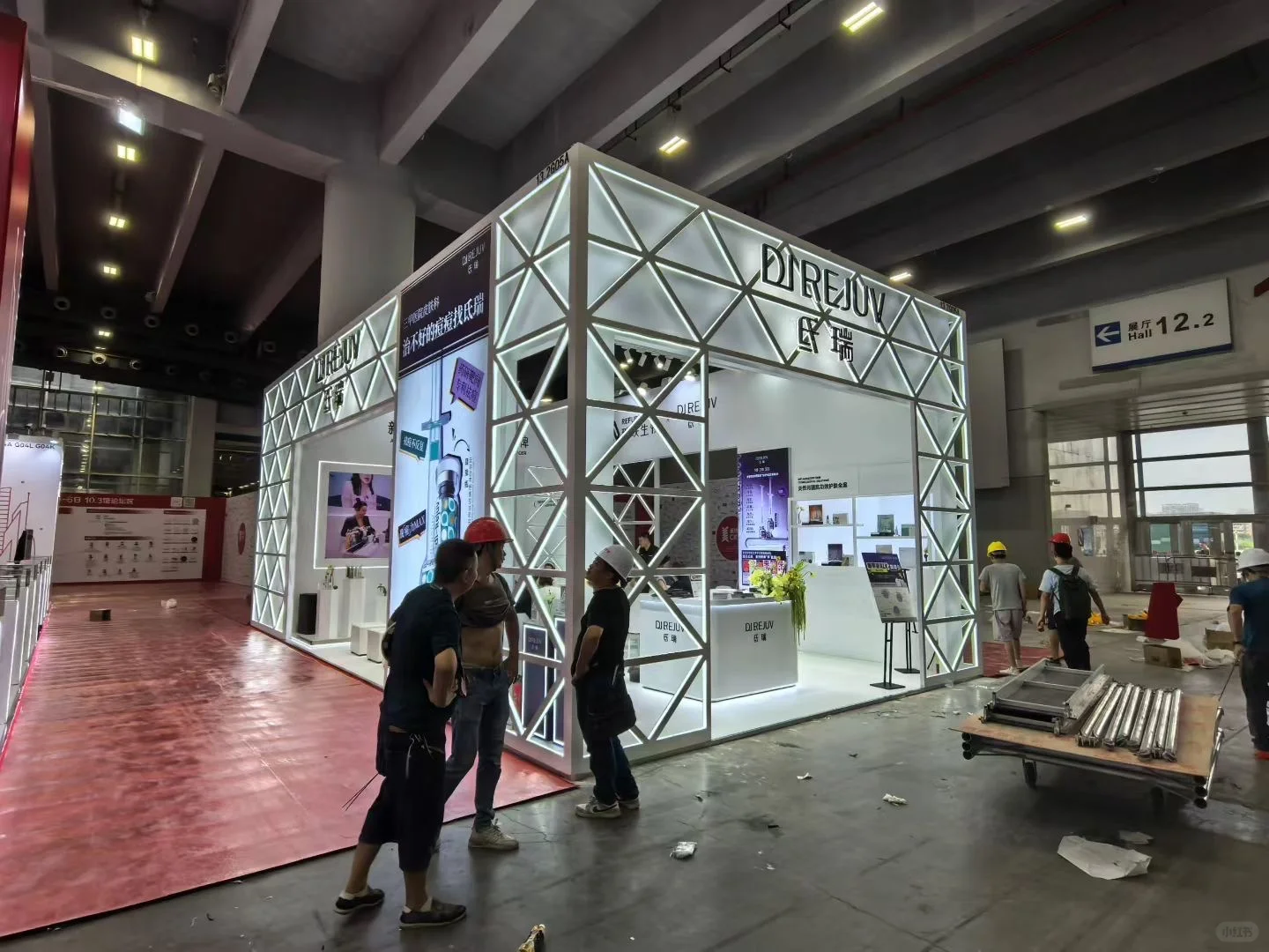 这次展会真的太棒了～～～广州美博会布展现场