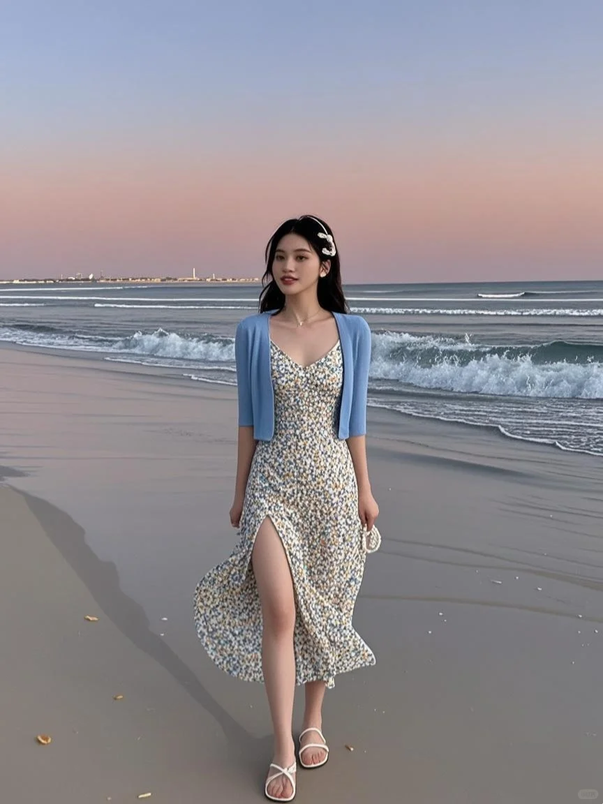 海边穿搭OOTD，尽情享受美好叭