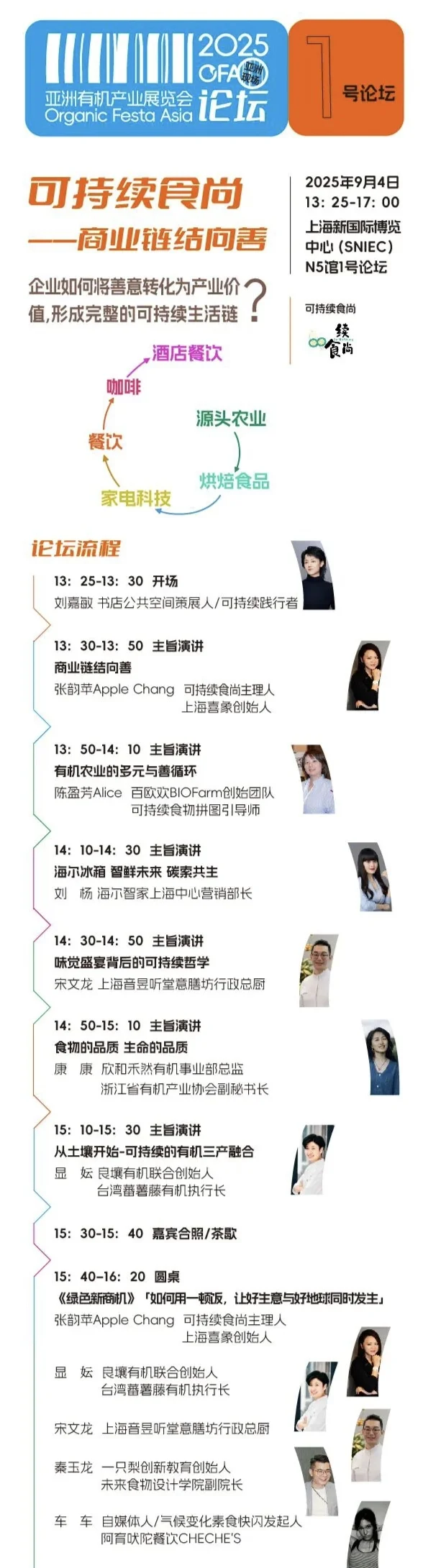 2025亚洲有机产业展 | 可持续食尚主题体验