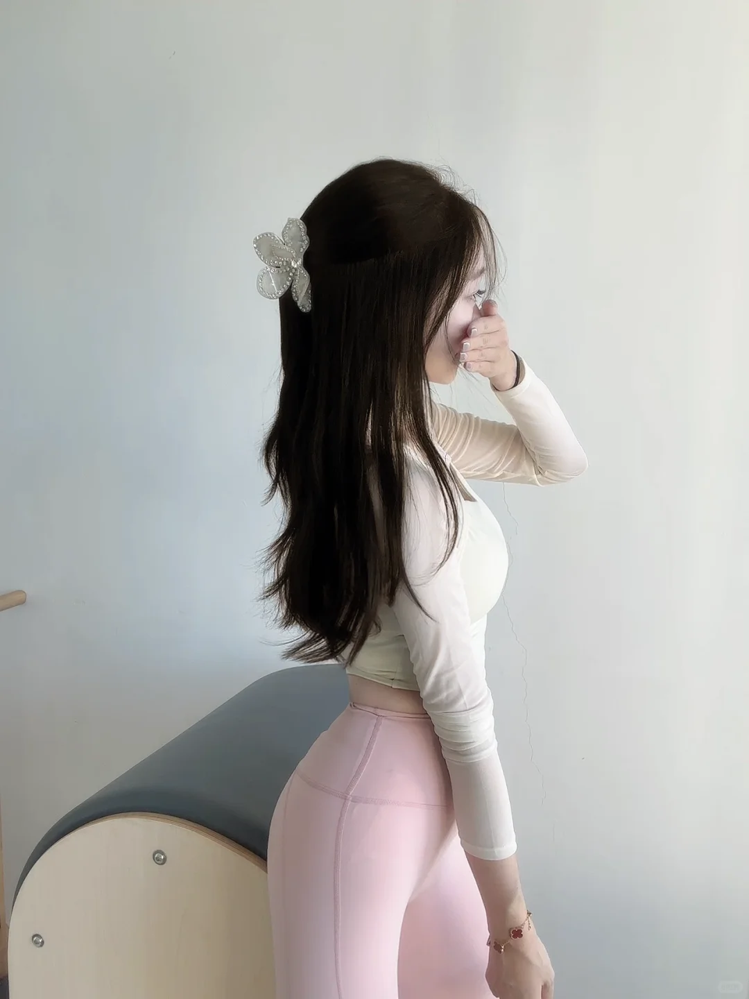 ?很韩的普拉提穿搭