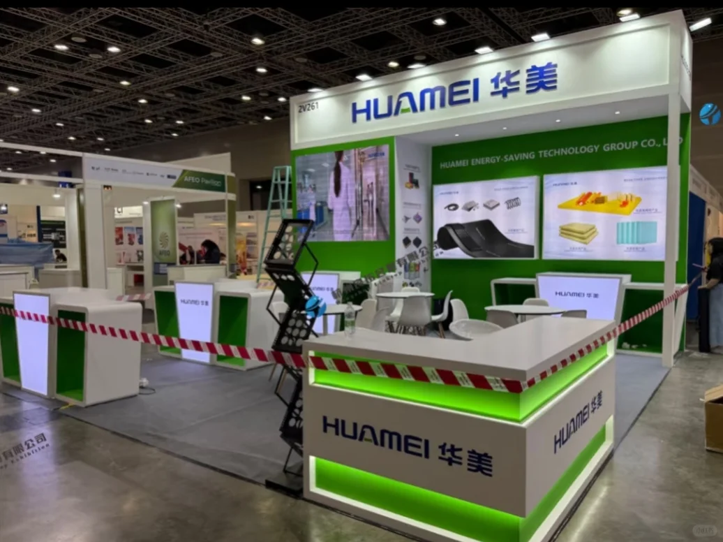 现场实拍~马来西亚制冷展最新展台搭建落地
