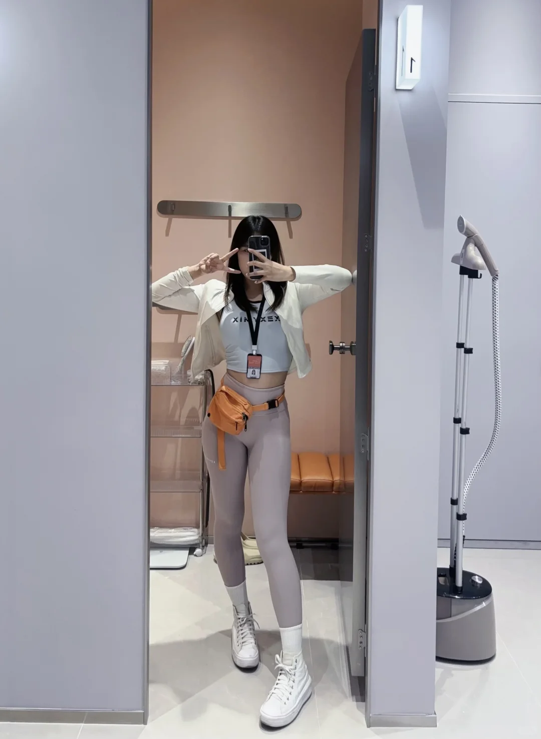 穿瑜伽服上班的355day!