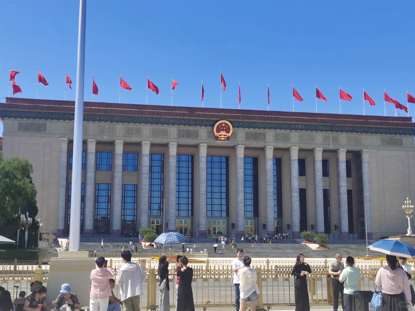 今天得天安门广场格外美！！！