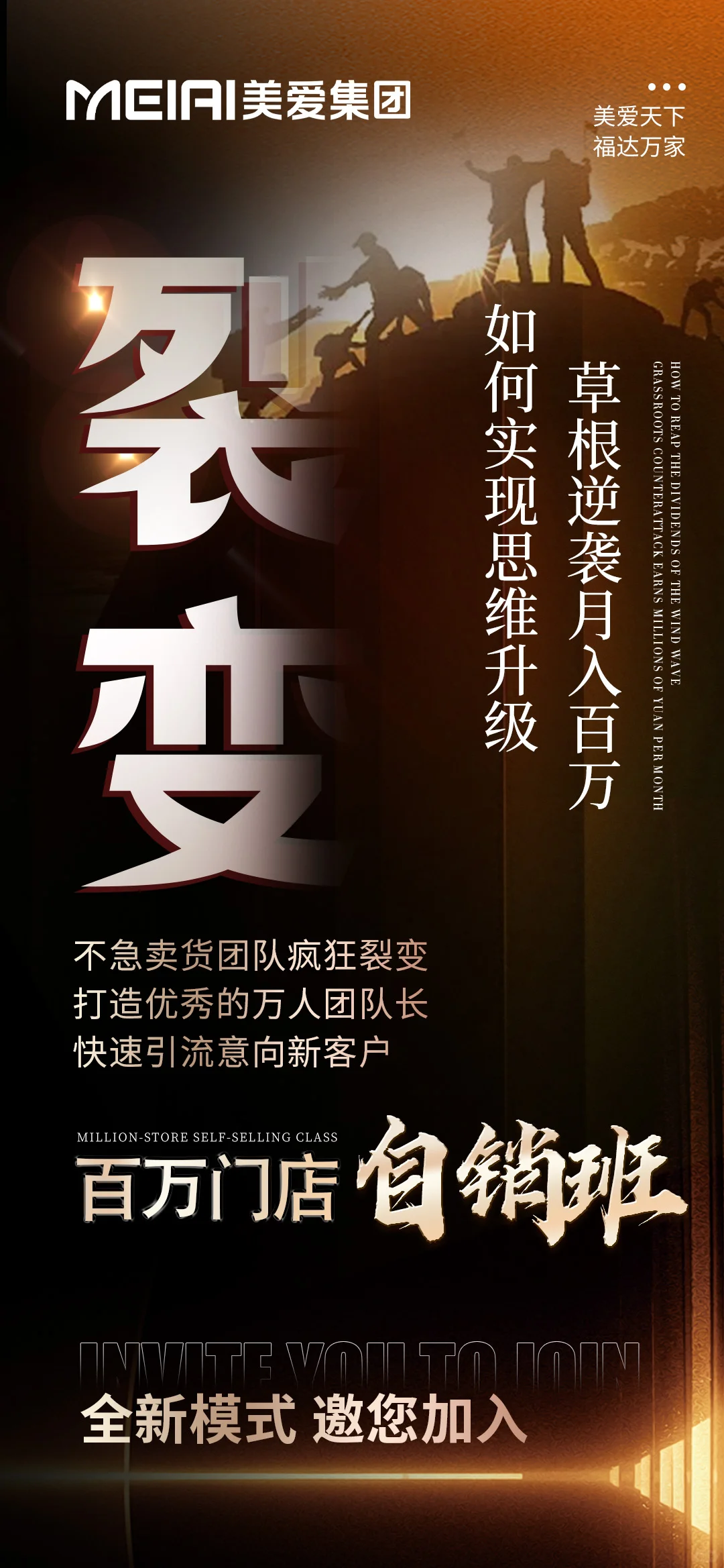 美业会议造势海报|招商造势发布会海报