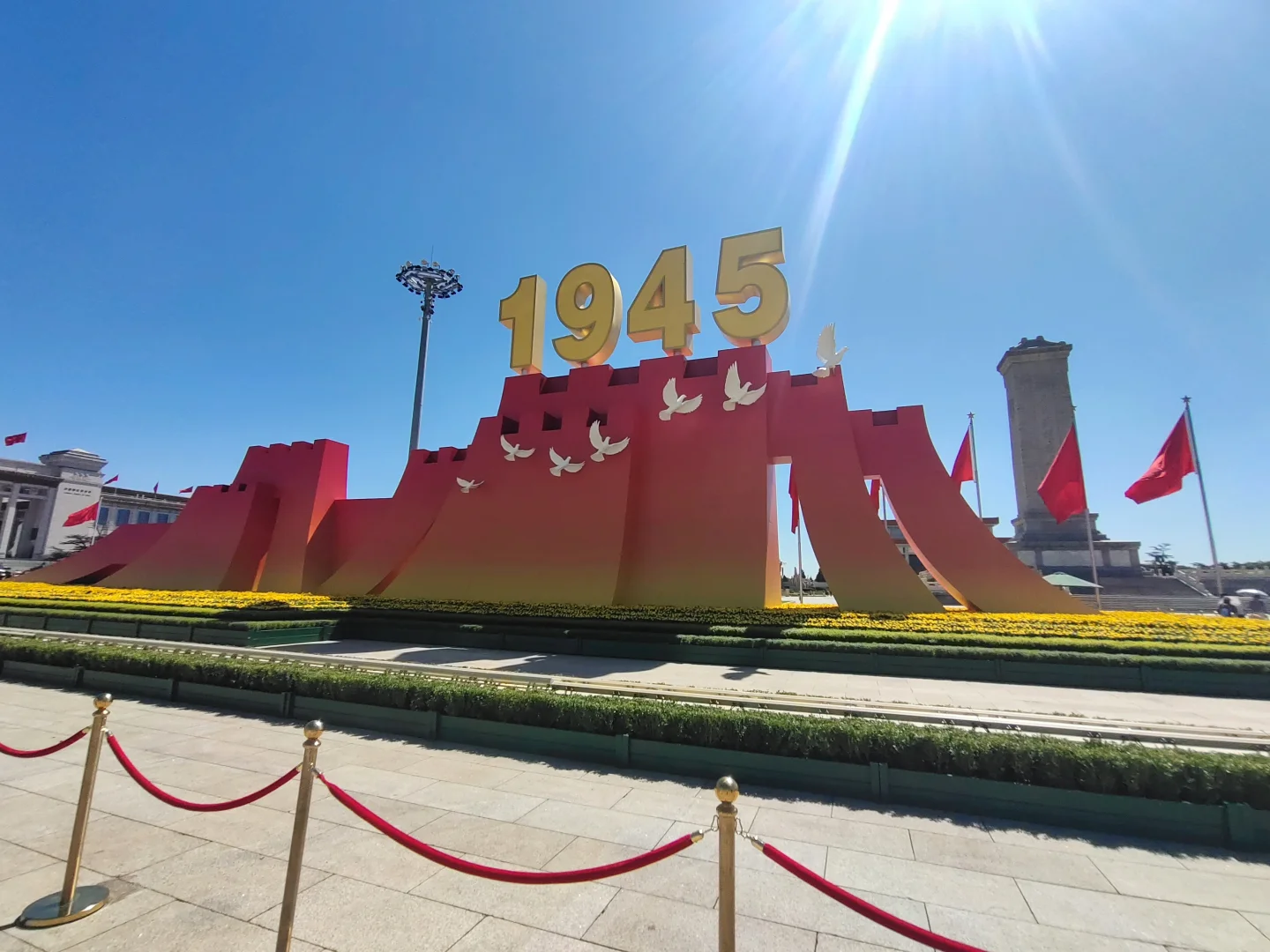 今天得天安门广场格外美！！！