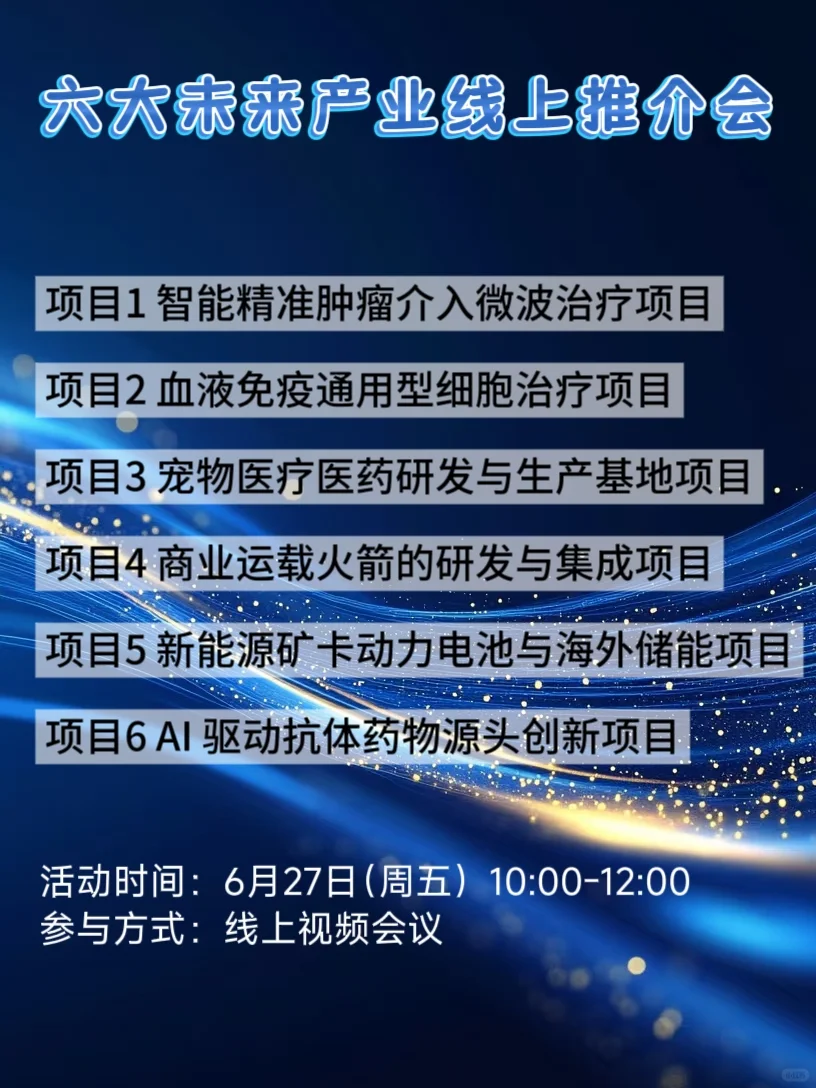 招商引资线上推介会