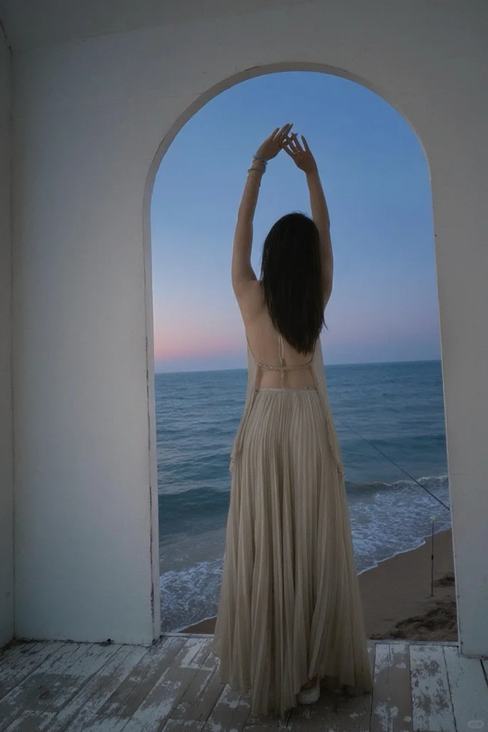 秦皇岛?️阿那亚平替 海边拍照～